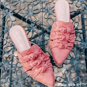 Mi.iM knotted jenelle mules flats New